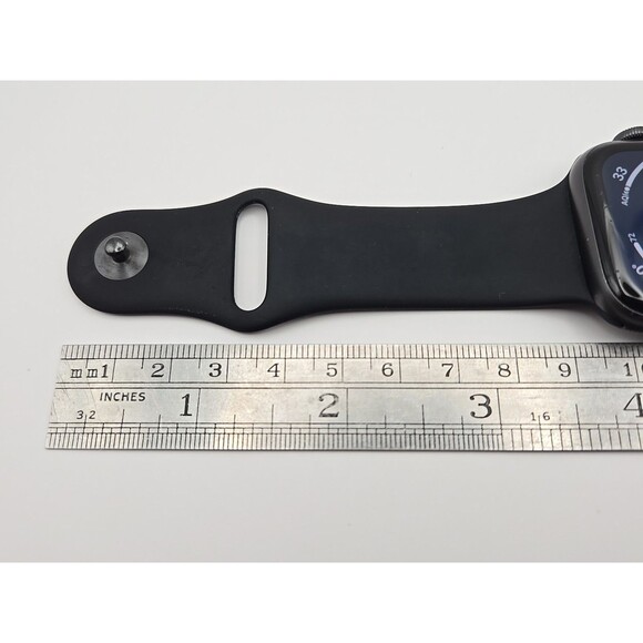 Apple Watch SE 1st Gen 44mm GPS Space Gray Aluminum A2352 32GB 75% Battery - Picture 10 of 12